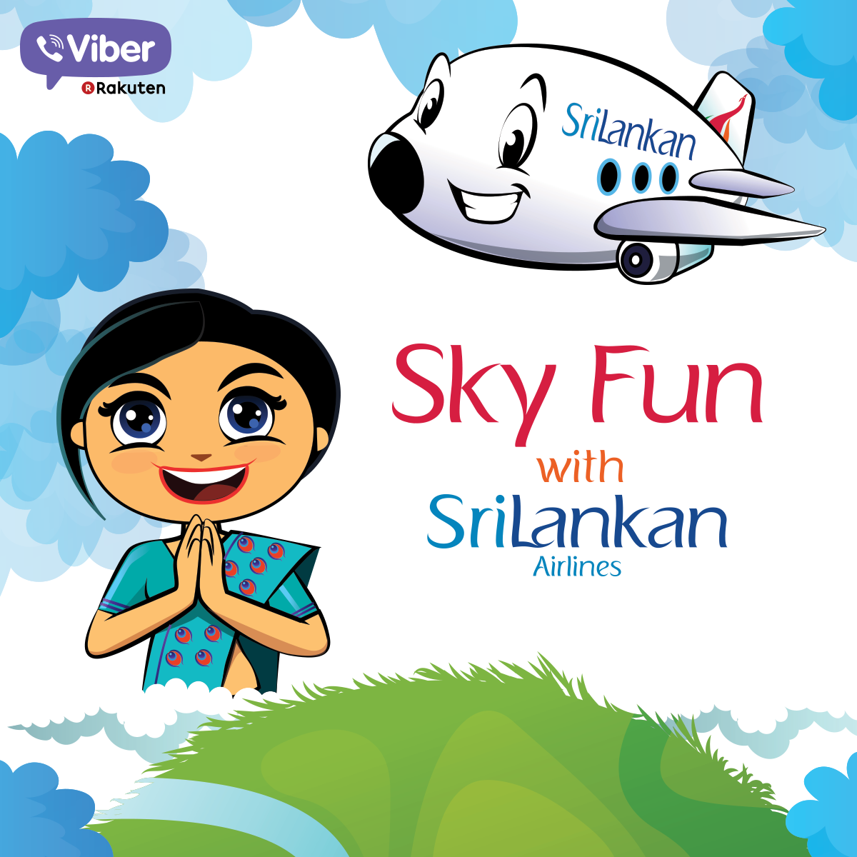 Download Viber stickers for Srilankan Airlines