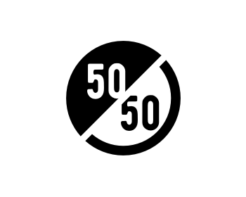 50 50 Icon