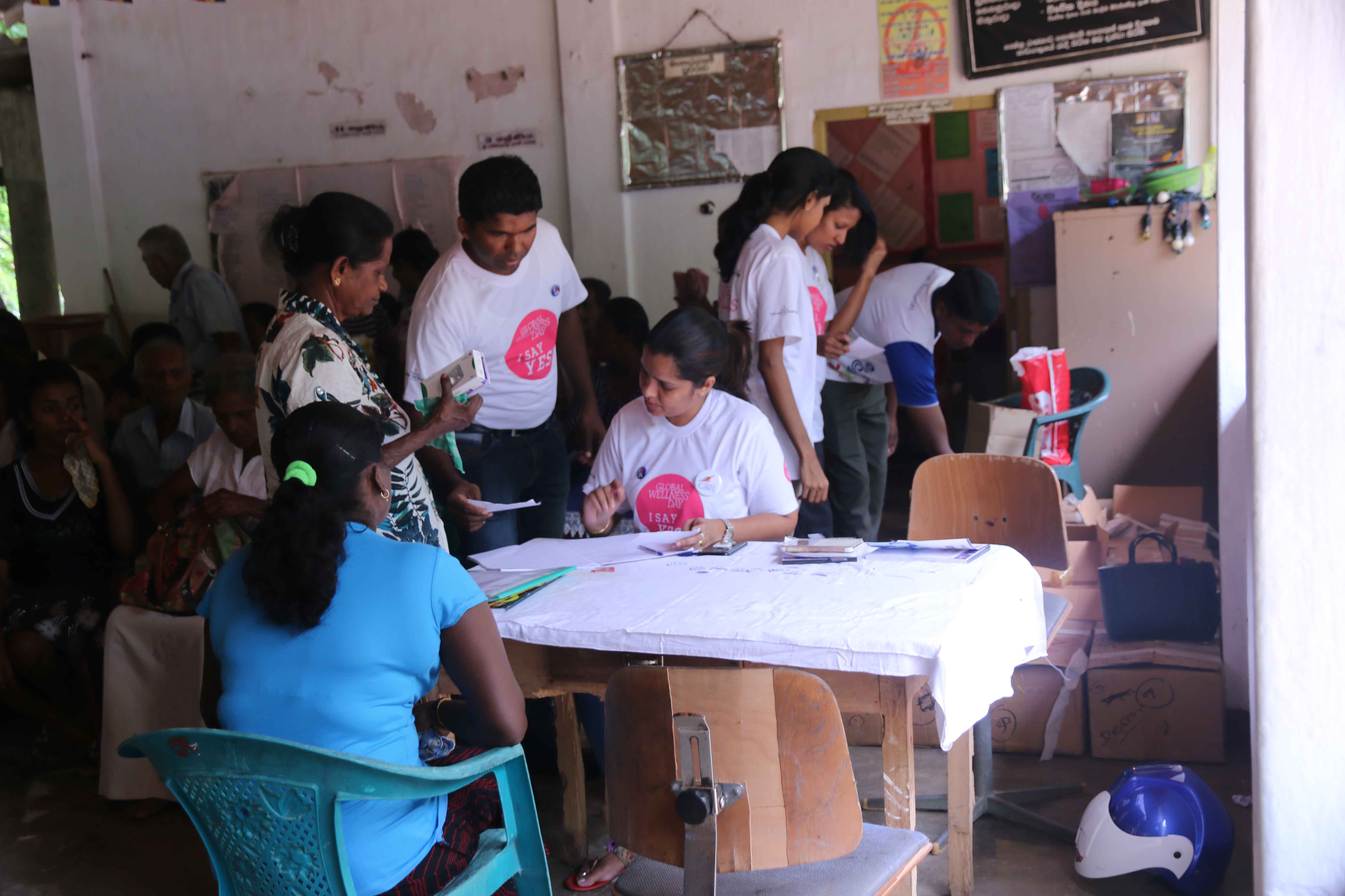 SriLankan Team at the Medical Campaign