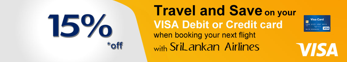 Travel & Save with VISA and SriLankan Airlines